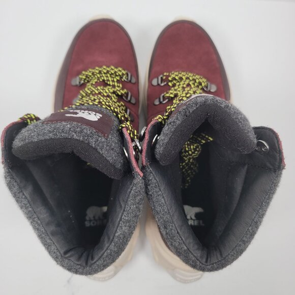 Sorel Kinetic Breakthru Conquest Women's Cinder Bloodstone Boots US Sz 9.5 NWOT - Picture 5 of 10